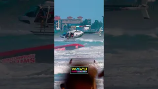 Race Boat FLIPS over at Haulover Inlet! | Wavy Boats