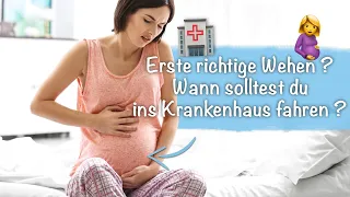 Wehen & Geburt: Wann sollest du ins Krankenhaus fahren ?