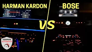 Harman Kardon vs Bose SOUND SYSTEM | BMW 7 Series vs  Audi A8 - You & Me (Flume Remix)