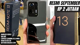 RESMI DI INDONESIA !! REDMI NOTE 13 5G PERUSAK HARGA 2 JUTAAN - INILAH SPESIFIKASI LENGKAP DAN HARGA