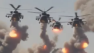 7 Minutes Ago! 3 US AH-64 APACHE Helicopters Shot Down By Russia