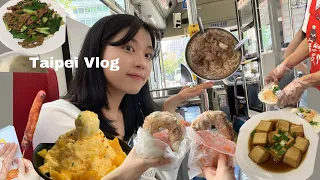 [vlog] 🇹🇼 3박 4일 대만여행 브이로그 1편 | 먹방여행 | 곱창국수, 카리도넛, 닝샤야시장, 고구마볼, 마사지, 진천미, 타이페이101, 하트스팟 카페 | 3월 대만