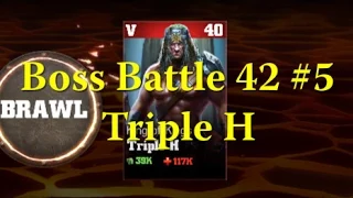 WWE Immortals - Gameplay Boss Battle 42 #5 Triple H King of Kings