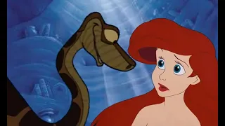 Ariel And Kaa First Encounter