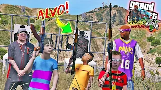 GTA V: MENOR INFRATOR - ZÉ DROGUINHA CHEGOU NA FAVELA O BOY ENSINOU A ATIRAR COM A AK47 EP.35