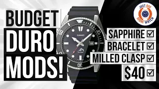 Budget Casio Duro Mods! Sapphire, Bracelet etc for $40!