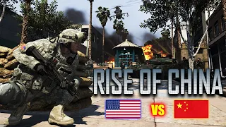 RISE OF CHINA 大中华帝国 (US Army Vs Chinese Army) | WW3 | GTA 5 Military Mods