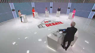 'El Debate' electoral en Telemadrid, con los candidatos a la Presidencia de la Comunidad de Madrid
