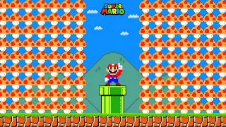 Super Mario Bros. But Mario Collect More 1-UP Mushroom in New Super Mario Bros. Wii??