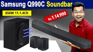 Samsung Soundbar Q990C Unboxing, Setup and Review in Hindi | Samsung Soundbar Q990C Indian Unit