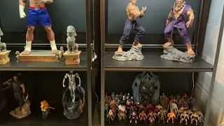 Custom Statue and Figure Display Shelf DIY ideas. Lowes Muscle Rack vs Costco Whalen shelf
