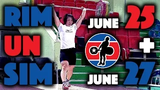 Rim Un Sim (63kg, DPRK) - June 25 and 27 Training