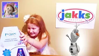 Lillykat Unboxes Toy Disney Olaf's Frozen Adventure Advent Calendar Revealing Lots Of Toys