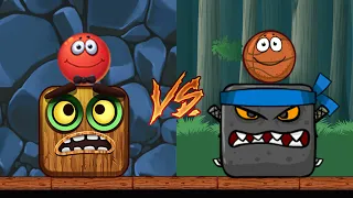 Red Ball 4 - Bowtie Ball vs Basketball - All Levels - One Lives Challenge Gameplay Volume 5,2