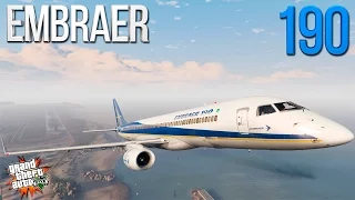 EMBRAER 190 (ЭМБРАЕР 190) - ГТА 5 МОДЫ (GTA 5 MODS)