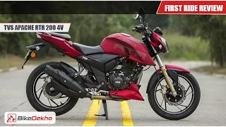 2016 TVS Apache RTR 200 | First Ride | BikeDekho.com