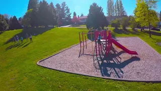 MJX Bugs 3 Drone with GoPro 5 Black camera over Burnaby Forest Glen park