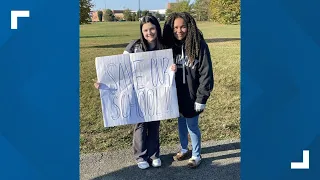 Nelson County students, staff walk out of school in protest after school board meeting