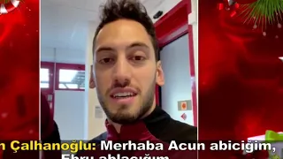 Hakan Çalhanoğlu milli futbolcu milan oyuncusu oses türkiye yılbaşı özel 2021