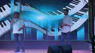 Neela Nilave | Karaoke Live Stage Performance | By Arun & Vishnu (Team Musiqa)