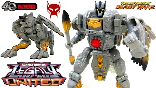 Transformers LEGACY United BEAST WARS UNIVERSE Voyager Class SILVERBOLT Review