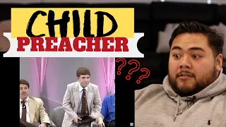 Reaction video to Does this child preacher understand the words he is yelling? | Oprah Winfrey Show