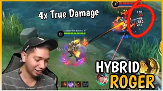 Try this H2wo Hybrid Roger in Solo Rank Game | Roger Gameplay | MLBB