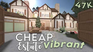 Cheap Vibrant Spring Family Estate | Bloxburg (no advanced placing) Speed Build