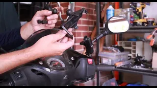 How to install a gps on a scooter