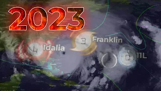 2023 Atlantic Hurricane Season Animation