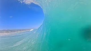 (POV SURFING) Shallow SANDBAR turns on!