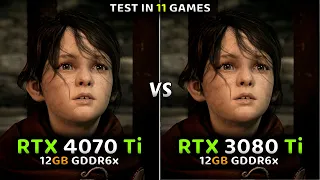 RTX 4070 Ti vs RTX 3080 Ti | Test in 4K🔥