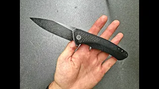 Petrified Fish PF838 D2 G10+carbon fiber unboxing #edc #knife #knives