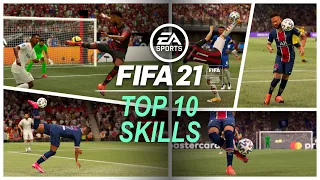 FIFA 21 TOP 10 FANCY SKILLS | FANCY SHOTS & PASSES | PS4 & Xbox One