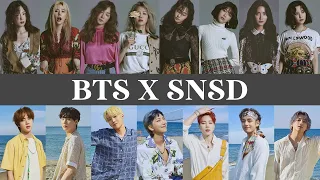 BTS X SNSD MOMENTS (PART 8)