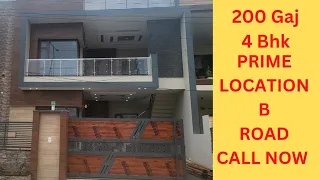 200 Gaj Luxurious Kothi B Road Call 8553770770  Sec 125 Prime Location Sunny Enclave Gmada Approved