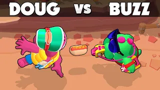 DOUG vs BUZZ | Duo Dino |  Nuevo Brawler