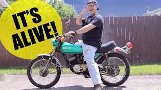 It's Alive! The Yamaha Enduro gets Fuel Tank, Petcock, and Electrical Repairs