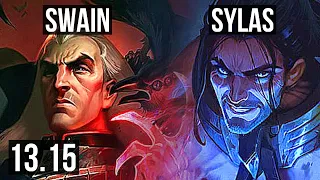 SWAIN vs SYLAS (MID) | 8/0/6, 3.9M mastery, Legendary, 400+ games | EUW Master | 13.15