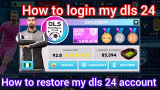 DLS 24 || HOW TO RESTORE MY DLS 24 ACCOUNT/ HOW TO LOGIN MY DLS 24 ACCOUNT