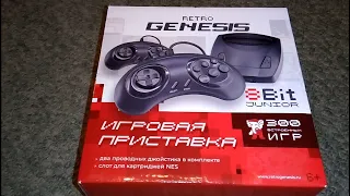 Retro genesis junior 8 bit 300 игр обзор