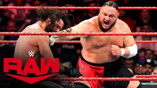 Kevin Owens, Samoa Joe & Viking Raiders vs. Seth Rollins, Murphy & AOP: Raw, Feb. 10, 2020