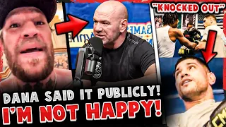 Conor McGregor PISSED OFF at Dana White for shutting him down PUBLICLY! Alex Pereira "KO'd" sparring