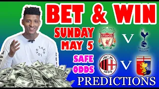 Football Prediction Today 05-05-2024 |  Betting tips Today | England Premier League