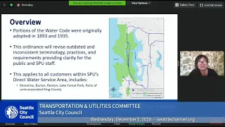 Seattle City Council Transportation & Utilities Committee 12/2/20