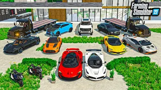 REPO BANKRUPT BILLIONAIRES CARS! ($5,000,000 LA FERRARI & LAMBORGHINI) | FS22