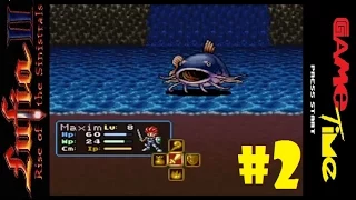 Lufia 2: Rise of the Sinistrals Part #2 | Lake Cave and Big Catfish Boss w/GameTime