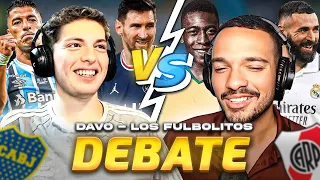 DEBATE CON LOS FUTBOLITOS - ¿MESSI O PELE? ¿BOCA O RIVER? ¿SUAREZ O BENZEMA?