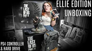 The Last of Us Part II: ELLIE EDITION UNBOXING (+ Dualshock Controller & Seagate Hard Drive!)
