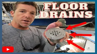 EP-14 WE ARE BUILDING A NEW BOAT! Cockpit Floor Drains & Gelcoat Insulated Fish Boxes